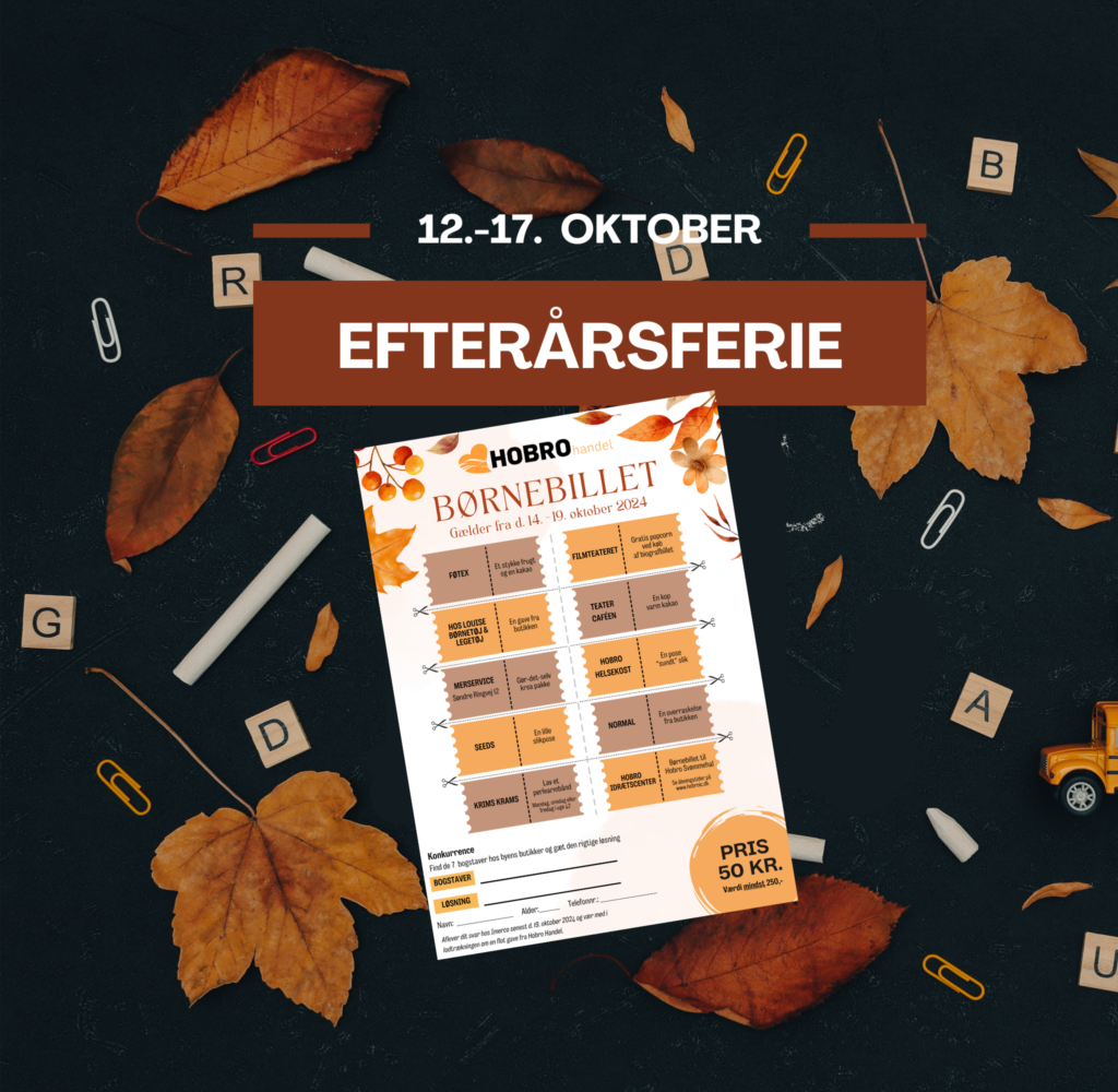 Efterårsferie 12.-17. oktober 2026